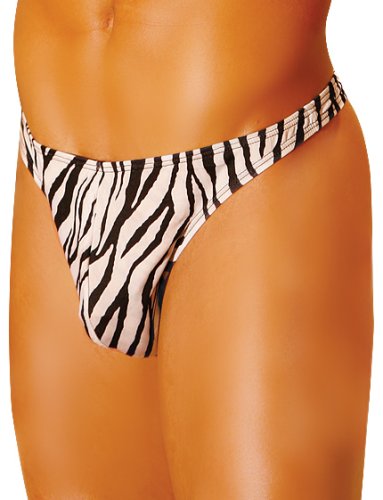 Wild Man Zebra Thong. 41zh8D%2B5rrL Wild Man Zebra Thong.
