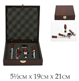 Review   / 5 Piece Wood Box Bar Set