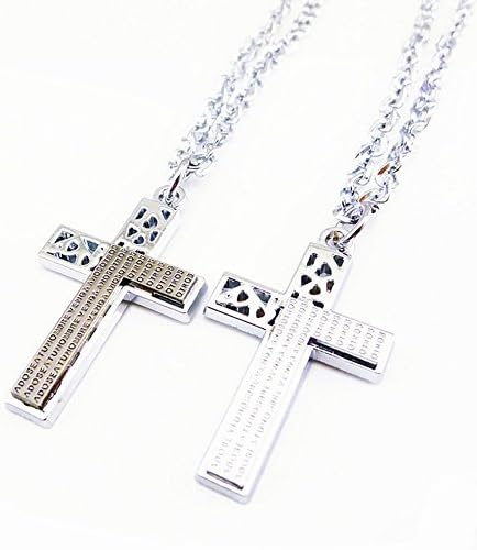 Lanqniqi Fahion stars Love Angel Heart-shaped flowers Couple Necklace Chain