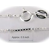 925 Sterling Silver 1.1mm Box Chain with Beads Anklet, 9.5 Inch