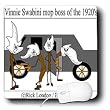 Londons Times Funny Society Cartoons - Vinnie Swabini Mop Boss - Mouse Pads
