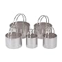 Fox Run 5-Piece Stainless Steel Biscuit Cutter Set