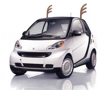 New Car Christmas Decoration Reindeer Santalers Antlers