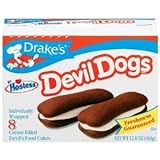 Drake's by Hostess 8 ct Devil Dogs Creme Filled Devil's Cakes 12.8 oz