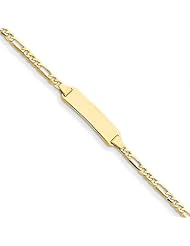 14k Curb Link Id Bracelet