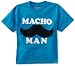 David & Goliath Boys 8-20 Macho Man Short Sleeve Graphic T-Shirt, Aqua, Large