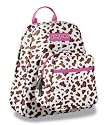 JanSport Half Pint Mini Backpack in White Urban Leopard TDH6