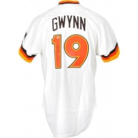 Tony Gwynn Autographed Jersey | Details: San Diego Padres, Authentic, Mitchell & Ness, Hall of Fame 2007 Inscription