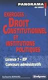Exercices : Droit constitutionnel et institutions politiques