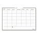 AT-A-GLANCE AW602028 WallMates Self-Adhesive Dry Erase Monthly Planning Surface, 36 x 24 , Gray/White/Orange