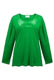 41zhPbHFuVL. SL160  Avenue Plus Size Sequin Scoop Neck Long Sleeve Tee