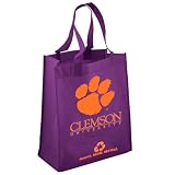 Clemson Tigers Purple Reusable Tote Bag