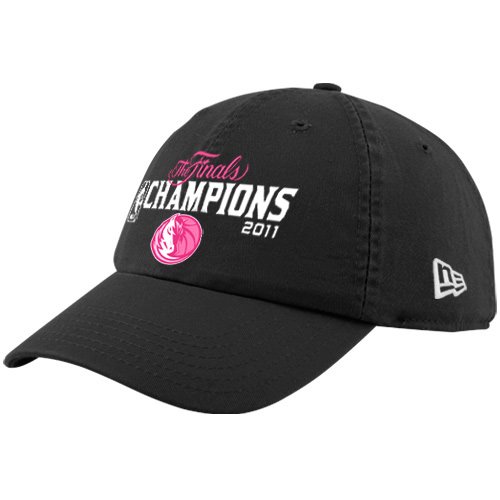 New Era Dallas Mavericks 2011 NBA Champions Ladies Black Adjustable Slouch Hat ()