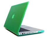 Green mCover® Hard Shell Case for 15-inch #A1286 Aluminum Unibody MacBook Pro (Black keys, 15.4-inch diagonal)