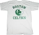 Boston Celtics Basketball Larry Bird 33 White T-Shirt Tee
