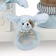 Lil' Waggles Rattle (Blue Puppy) By Bearington