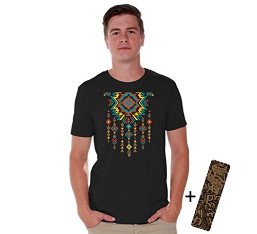Awkwardstyles Southwest Pattern T-shirt Indian Tribal Necklace Shirt + Bookmark