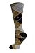 NCAA Purdue Boilermakers Argyle Socks, One Size, Brown