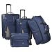 American Tourister Unisex - Adult Fieldbrook 4 Piece Luggage Set, Cobalt Blue, One size