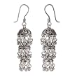 Sterling Silver Dangle Style Fashion Jewelry Size: 2.25 inches