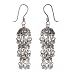 Sterling Silver Dangle Style Fashion Jewelry 2.25 inches