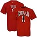 Search : adidas Chicago Bulls #1 Derrick Rose Red Net Player T-shirt