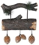 IMAGE OF Cal WA-261WD Pinecone Wall Décor, Evergreen Finish