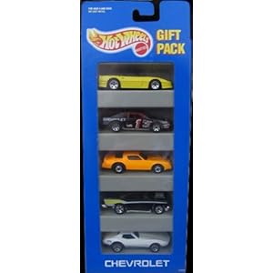 Hot Wheels 5 Car Gift PackChevrolet1:64 Scale Collectible Die Cast Cars