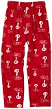 MLB Infant/Toddler Boys' Philadelphia Phillies Printed Pant, Red, Small (2T)