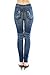 VIRGIN ONLY Women's Denim Jeans Printed