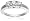 14k White Gold Round 3-Stone Diamond Ring (1 cttw, I-J Color, I1-I2 Clarity), Size 8