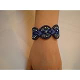 HilosVictorBracelet#766ElegantLookingBraceletMadewithGlassBeads,crystalsandFineThreads71/2Inches