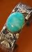 OLD PAWN STERLING & TURQUOISE STONE
