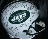 2011 NEW YORK JETS TEAM SIGNED AUTOGRAPHED FULL SIZE HELMET SANCHEZ TOMLINSON COA + HOLOGRAM