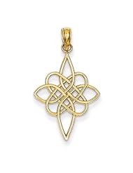 14K Yellow Gold Celtic Knot Pendant