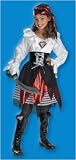Girls Medium Pirate Lass Costume (8-10)