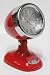 Infinity 13194RD-CM2394 Retro Spot Light Alarm Clock in Red