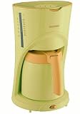 Severin KA 4765 Kaffeeautomat Thermokanne Spring Edition grün-gelb