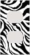 Jagged Zebra Skin Print Decorative Outlet Cover