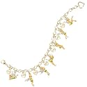 Disney Tinker Bell Charming Heart Charm Bracelet