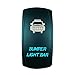 STVMotorsports 5 Pin Laser Rocker Switch Bumper Light BAR On/Off LED Light 12V 20A – Blue