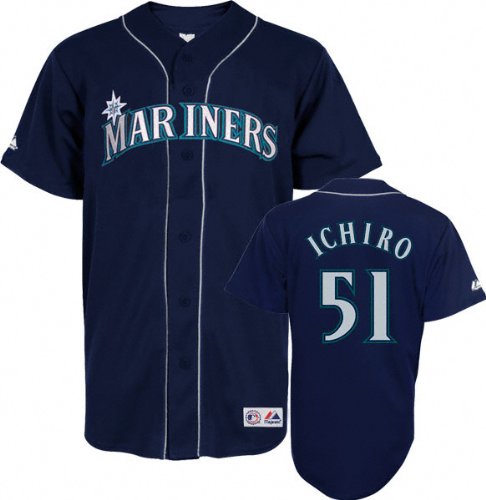 Ichiro Suzuki Seattle Mariners #51 Navy Youth Player Jersey