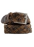 H.E. Homini Emerito Men's Leather Braided Belt