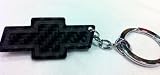 Chevy Logo Real Carbon Fiber Keychain