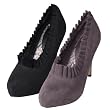Madden Girl by Steve Madden Womens Ruffle Trim Platform Pumps