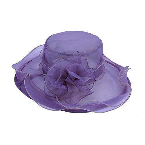 HipStone Women's Organza Church Kentucky Derby Cap British Tea Party Wedding Hat