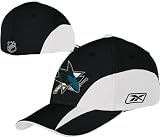 San Jose Sharks -Black- Platinum Practice Flex Hat