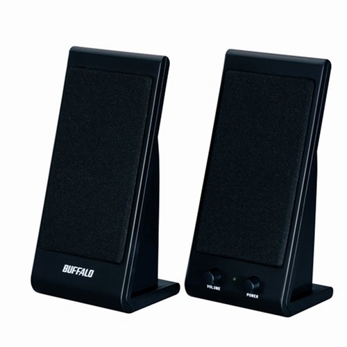 �o�b�t�@���[�R�N���T�v���C BUFFALO �X�s�[�J�[ USB�ڑ� �R���Z���g�s�v 1W �u���b�N BSSP01UBK