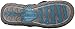 Skechers Women's Reggae-Brush Strokes Toe Ring Sandal, Blue/Green, 7 M US