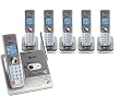 AT&T SL82658 DECT 6.0 Expandable Cordless Phone with Digital Answering System - 1 Base, 5 chargers, 6 Handsets